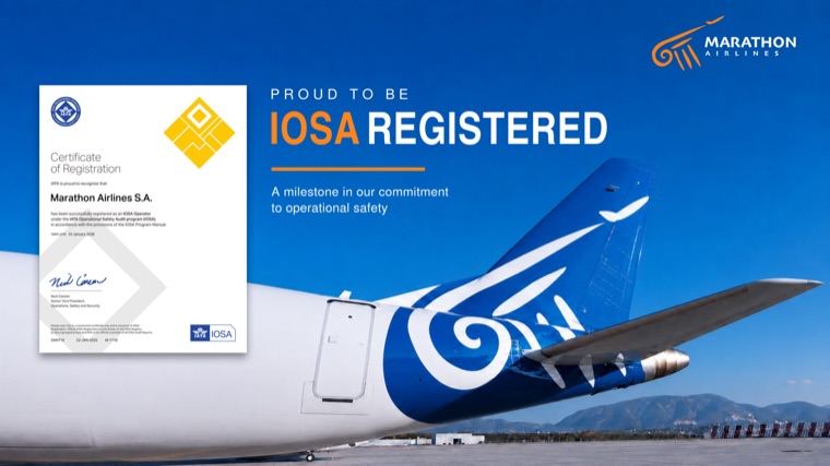 Marathon Airlines Achieves IOSA Registration, Joining the Global Benchmark for Airline Operational Safety